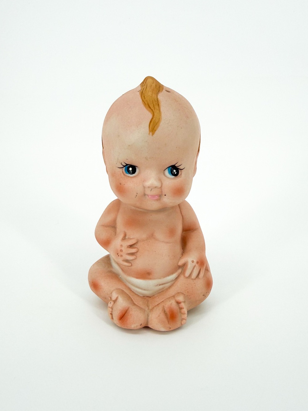 Vintage Kewpie Doll Bisque Baby Powder Talcum Powder Shaker